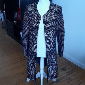 Chico's herring bone coat 